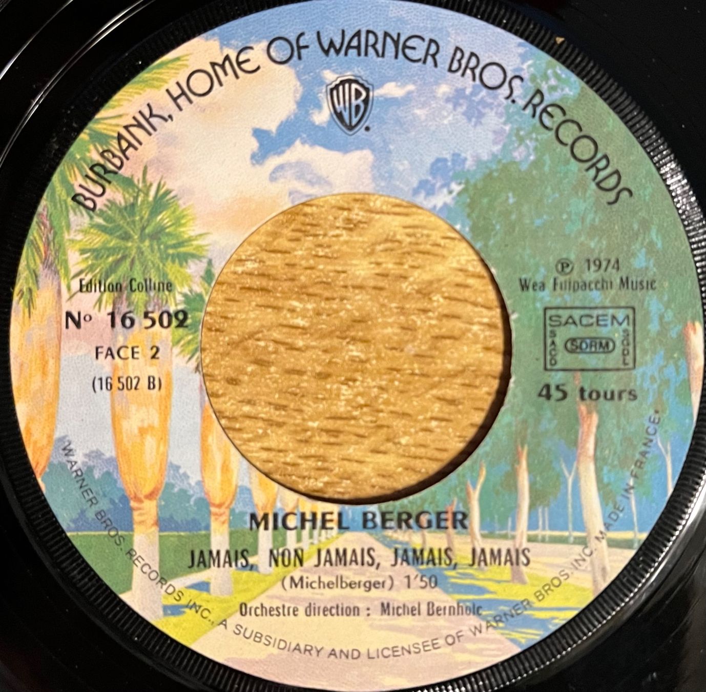 Dischi in vinile: MICHEL BERGER - L'AMOUR EST LÀ – Usato da Bussigny venduto da vinyl-pas-cher 3