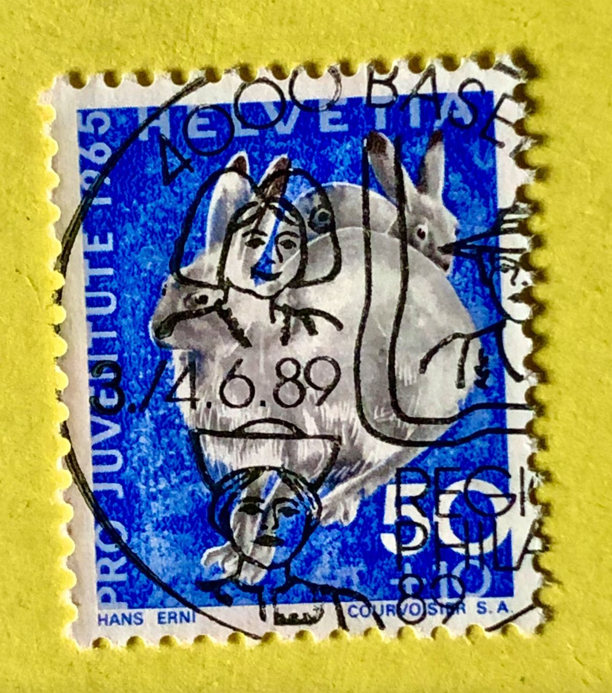 Tutti i francobolli: Nr.J 214 GESTEMPELT 1965 Basel    – Usato da Aarau venduto da Billa007