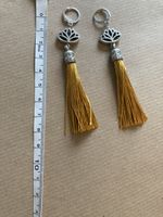 Boucles lotus pompon jaune