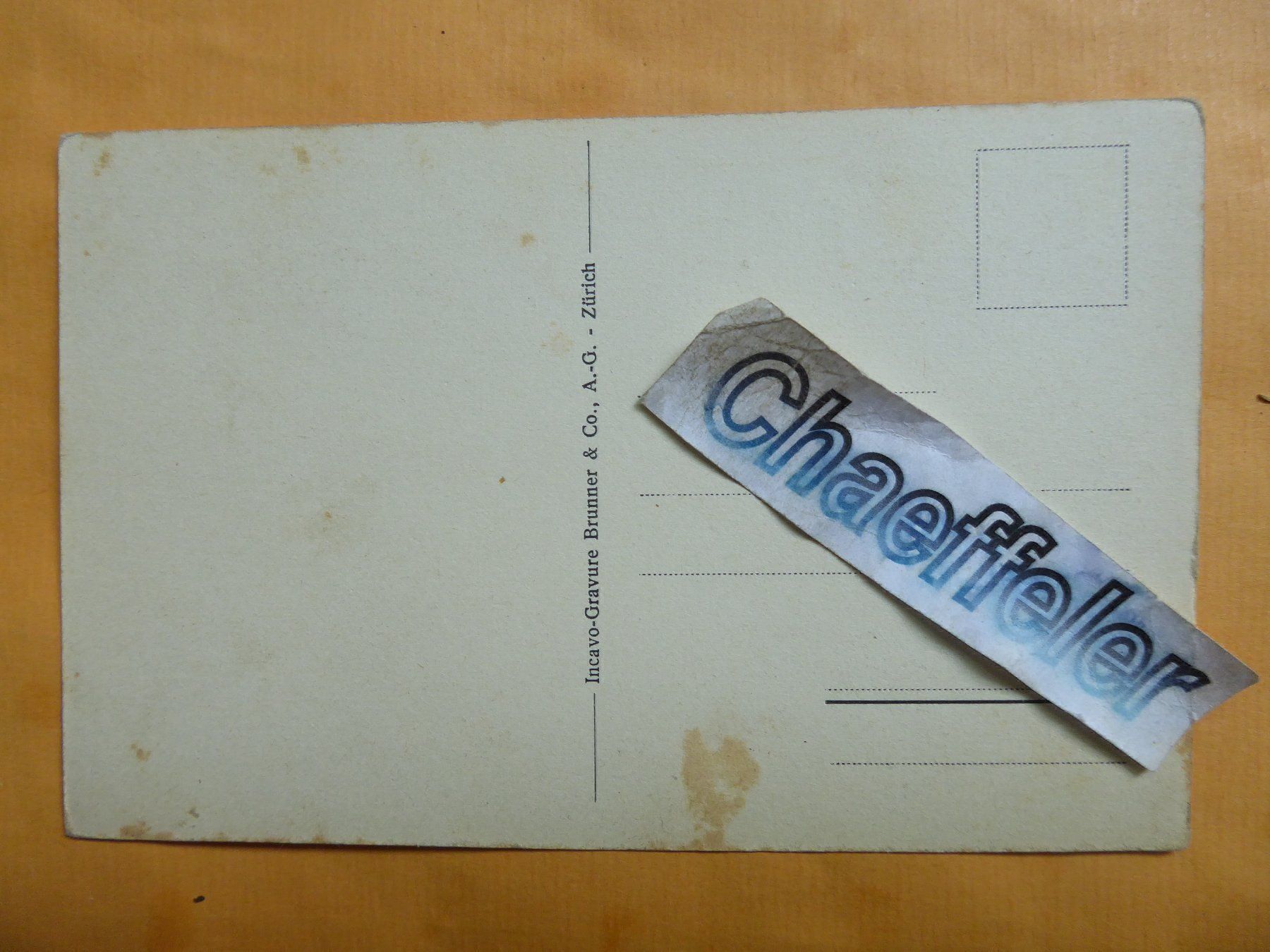 Cartoline postali: Burg Wildegg, Salisstube – Usato da Zürich venduto da Chaeffeler 1