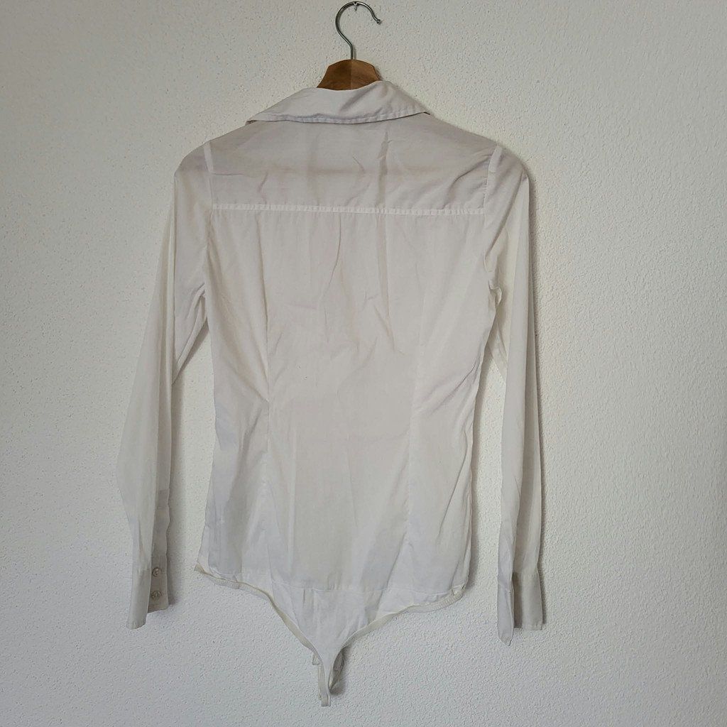 Vero Moda Camicette: Body-Bluse weiss Vero Moda Gr. S/36 – Usato da Au SG venduto da SElena89 2