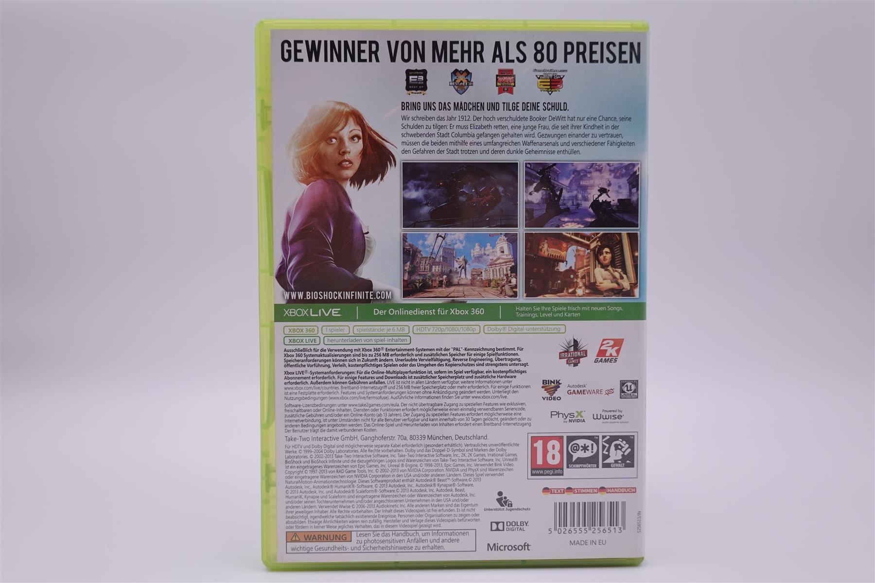 Microsoft Giochi: Bioshock Infinte (XBOX360) – Usato da Herisau venduto da ZelliZone 1