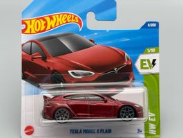 Hot Wheels Tesla Model S Plaid 1:64 Neu OVP