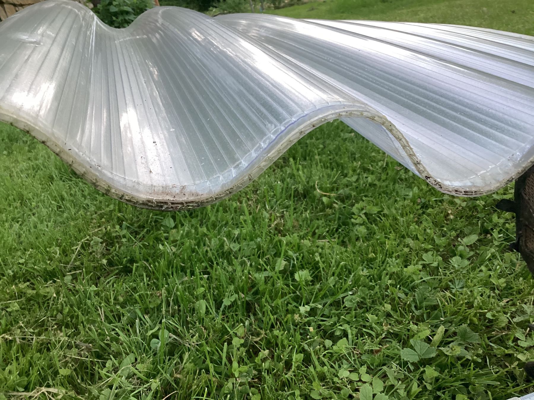 Plaque ondulée pour serre en polycarbonate doublé | Kaufen auf Ricardo