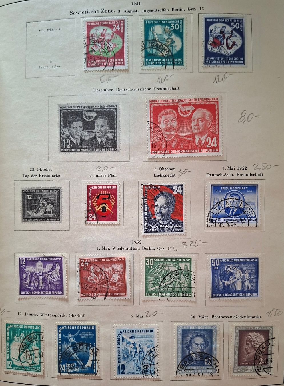 Tutti i francobolli: Briefmarken DDR – Usato da Dotzigen venduto da ser_8hp9