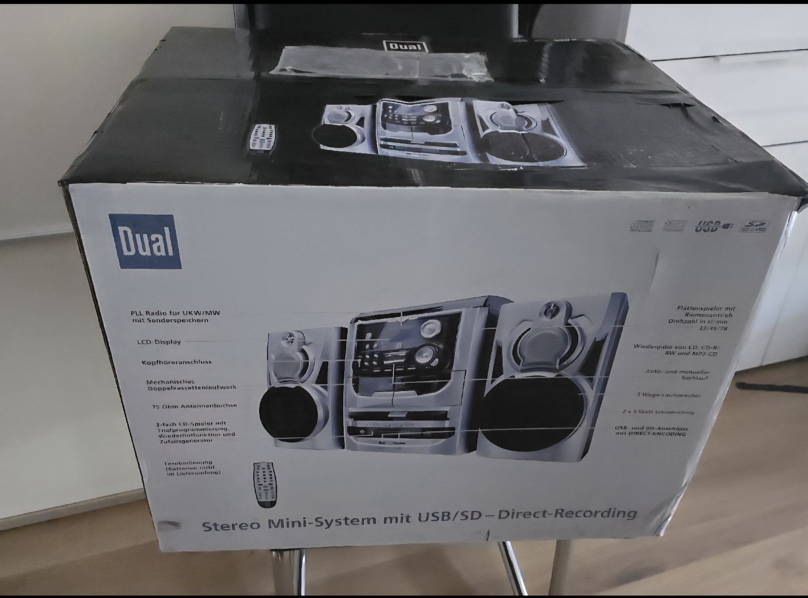 Lettore multimediale & Streamer: DUAL STEREO SYSTEM - CD, CASSETTE, RADIO, TURNTABLE – Nuovo (secondo la descrizione) da Ringgenberg BE venduto da tim_jwr2 1