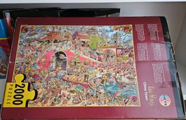 Heye Dreieck Hugo Prades China Town Puzzle 2000 Teile
