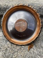 Antike Kupferplatte 1954 Boccia Club Winterthur 22cm Durchme