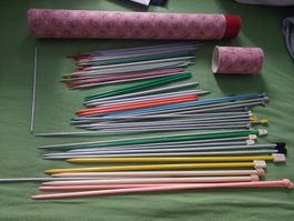 lot 2 boite vintage d'aguille pour tricot et crochet couture