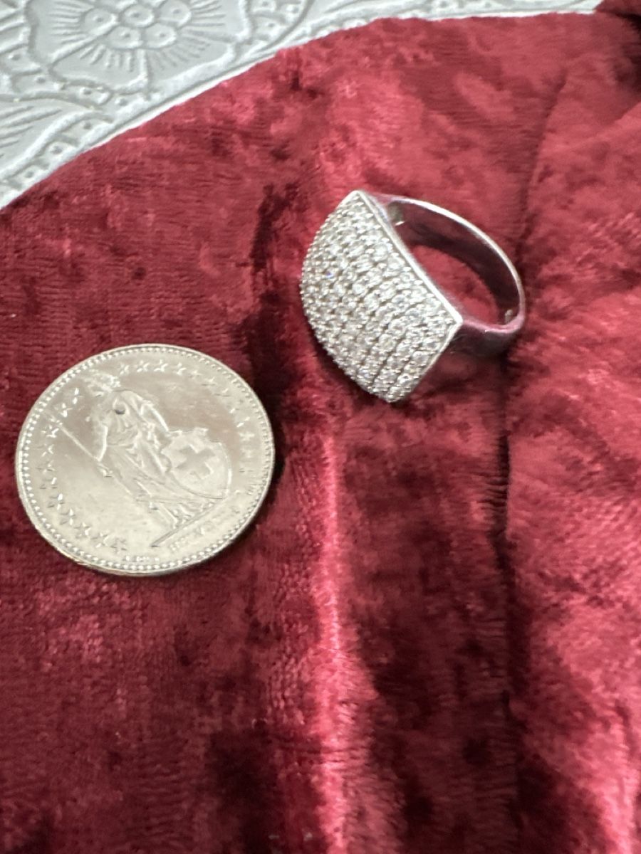 Anelli: Ring 925 Silber mit Zirkonias – Usato da Trüllikon venduto da angela4444 4