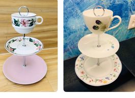 3 Patisserie Etageren Villeroy Boch Wildrose Spring Hochzeit