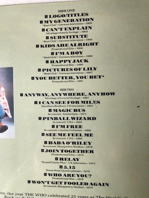 Tutti i DVDs: The Who – Nuovo e nell'imballaggio originale da Aarwangen venduto da Jukebox3 5