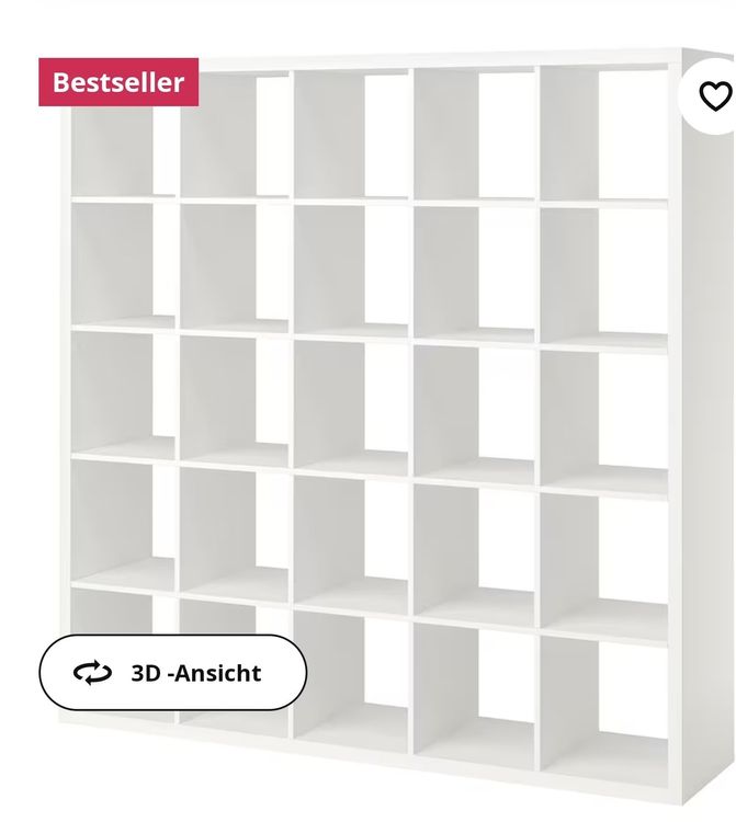 Ikea Kallax 182 x 182 cm weiss (Gebraucht) in Illnau für CHF 63 – nur