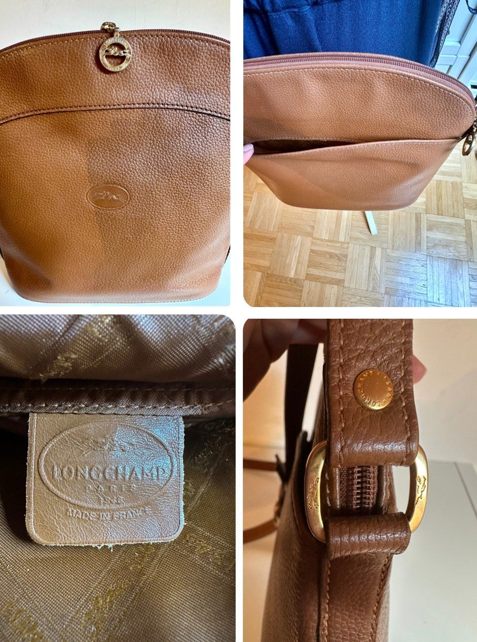 Longchamp Taschen für Damen: Longchamp Sac vintage camel. – Gebraucht aus Bernex von euma1976 7