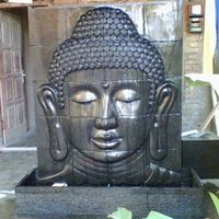 Brunnen Budha Relief Gartenbrunnen Wasserspiel Springbrunnen