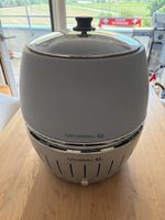 LotusGrill XL Silber inkl. XL-Grillhaube & Thermometer