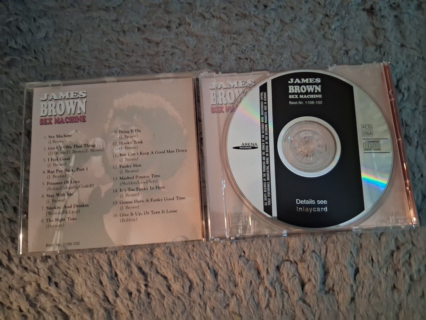 CD: JAMES BROWN     SEX MACHINE     CD – Usato da Wetzikon ZH venduto da Ramones01 2