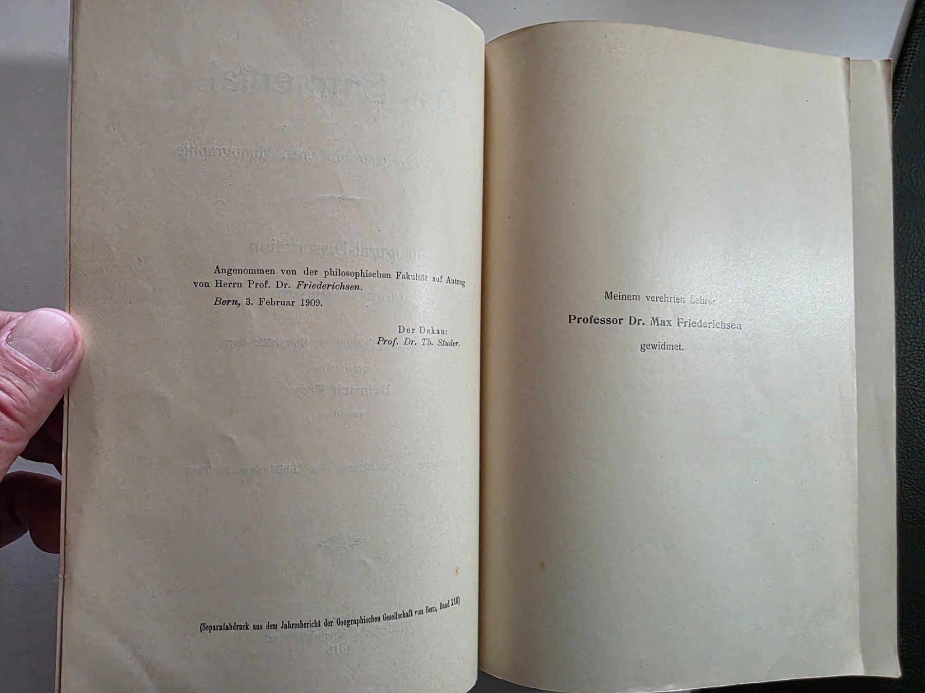 Bücher: Das Emmental Versuch einer geographischen Monographie 1910 – Gebraucht aus Walterswil BE von Lonitti 5