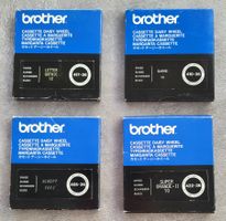 4 Typenradkassetten für Schreibmaschine Brother