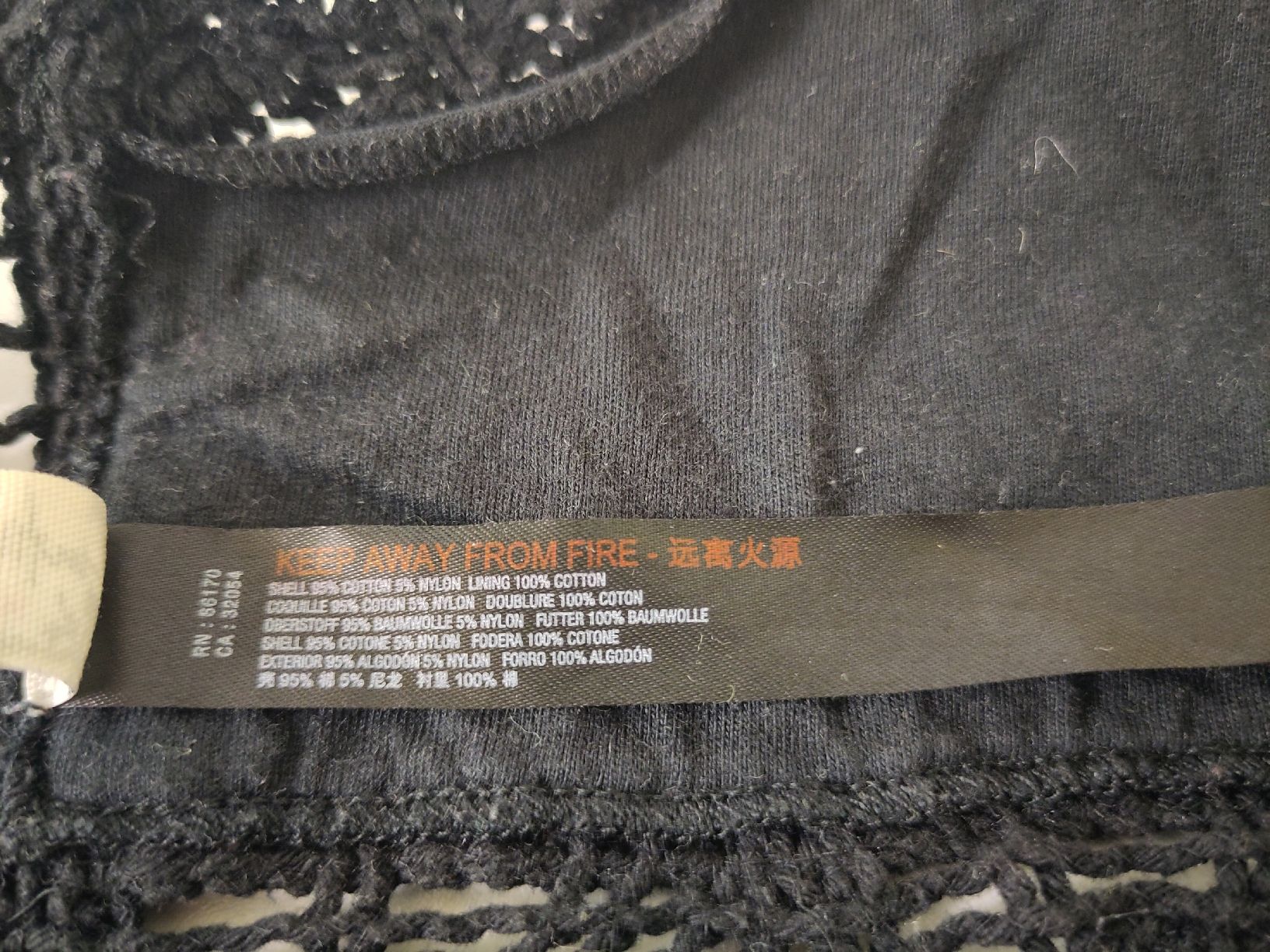 Top: Crochet Top schwarz  – Usato da Dübendorf venduto da Cocochala8 2