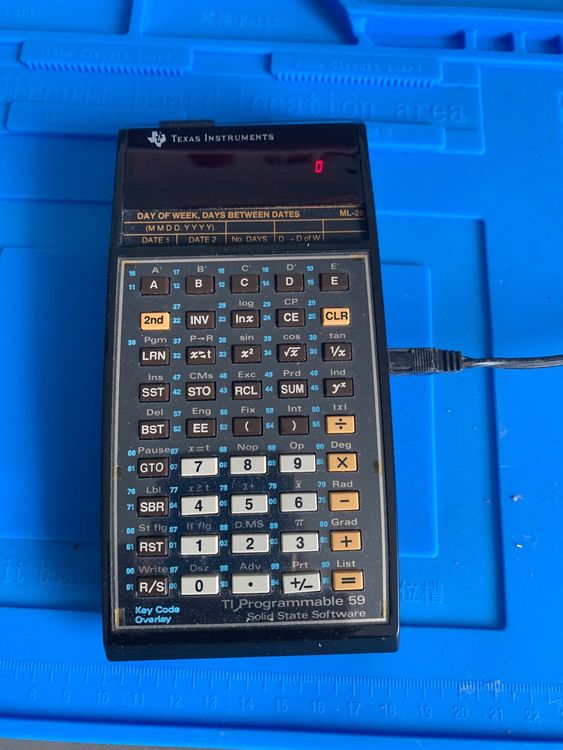 Texas Instruments TI-59 programmierbarer Taschenrechner (Gebraucht) in ...