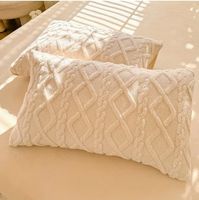 2 Stk. NEUE Kissenbezüge hellbeige flauschig - 225208