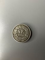1/2 Franken 1904 Münze guter Zustand