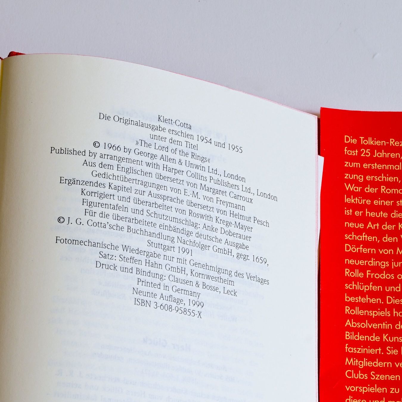 Bücher: Buch | J. R. R. Tolkien | Der Herr der Ringe – Gebraucht aus Scherz von Neogeo5000 9