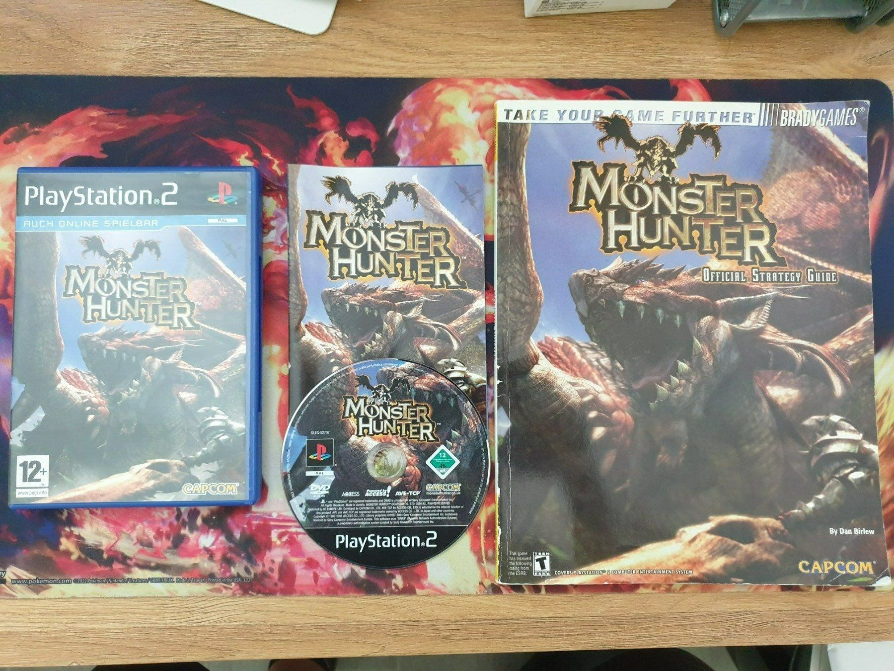 Sony Spiele: Monster Hunter PlayStation 2 mit Strategie Buch – Gebraucht aus Root von