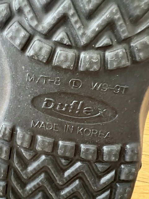 Scarpe da uomo: Bade - Latschen "Duflex" original Gr. 40 NEU! – Nuovo (secondo la descrizione) da Walenstadt venduto da ricamul 6