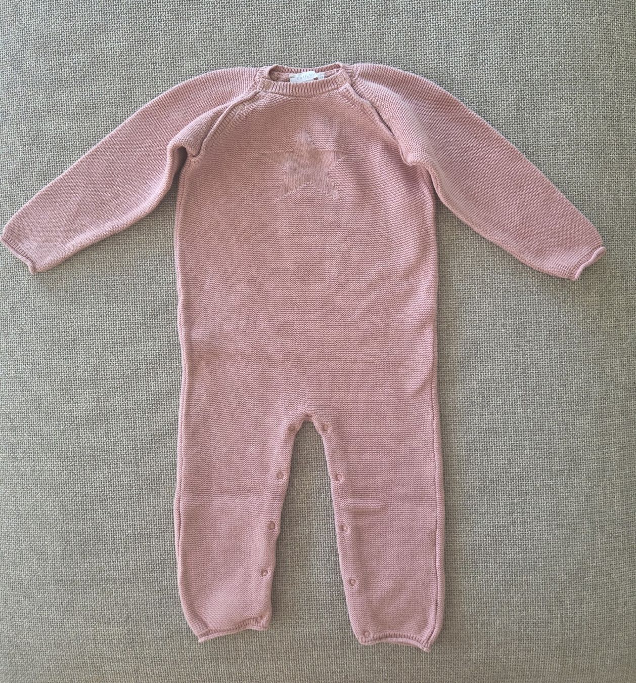Tute: Strick-Strampler Bellybutton rosa Grösse 86/92 neuwertig – Usato da Au ZH venduto da tis_8fmn