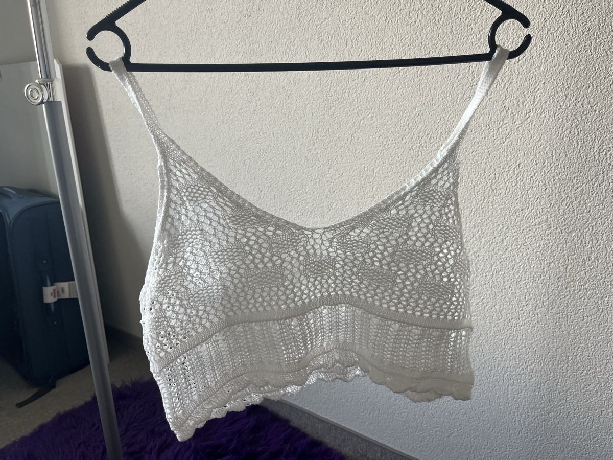 Top: Strickoberteil weiss – Nuovo (secondo la descrizione) da Giswil venduto da Mauritius9026 1