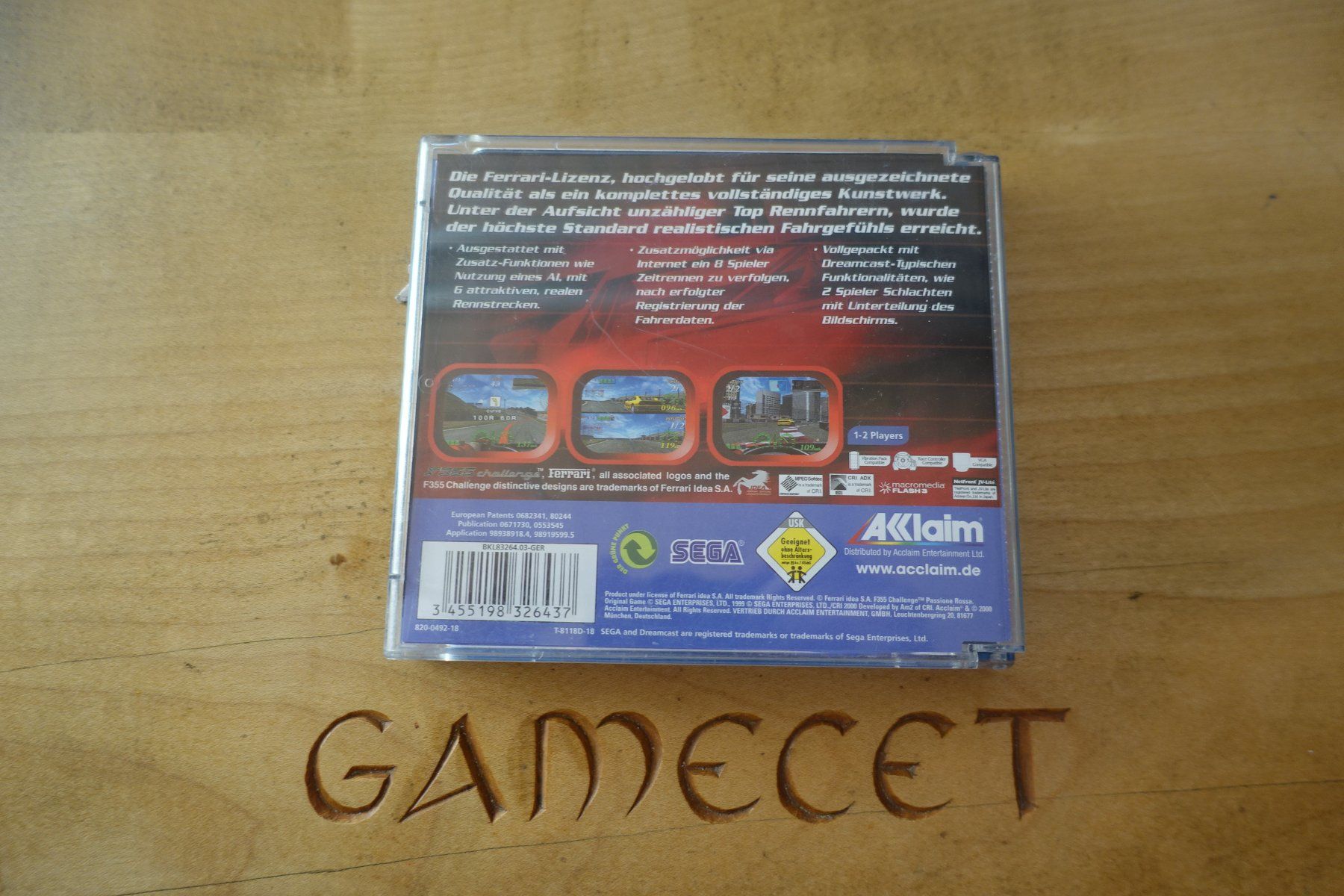 Sega Giochi: F355 Challenge: Passione Rossa – Usato da Steinach venduto da Gamecet 2