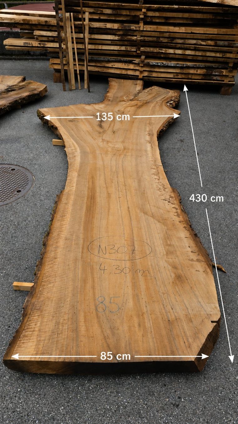 Articoli in legno: Nussbaumbrett Nr. 307 XXL Gabel – Nuovo (secondo la descrizione) da Ramsei venduto da Waelchris