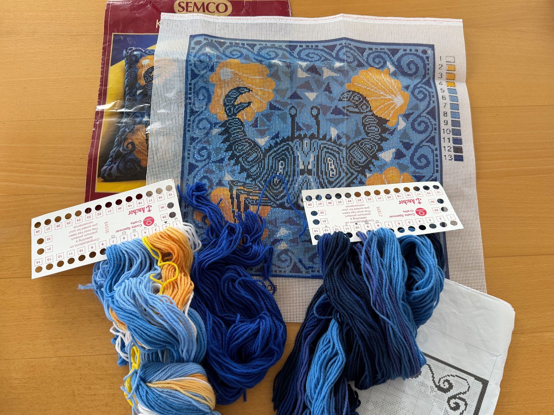 Kit bricolage: Gobelin Bild zum selber sticken – Usato da Maschwanden venduto da Brindabella 1