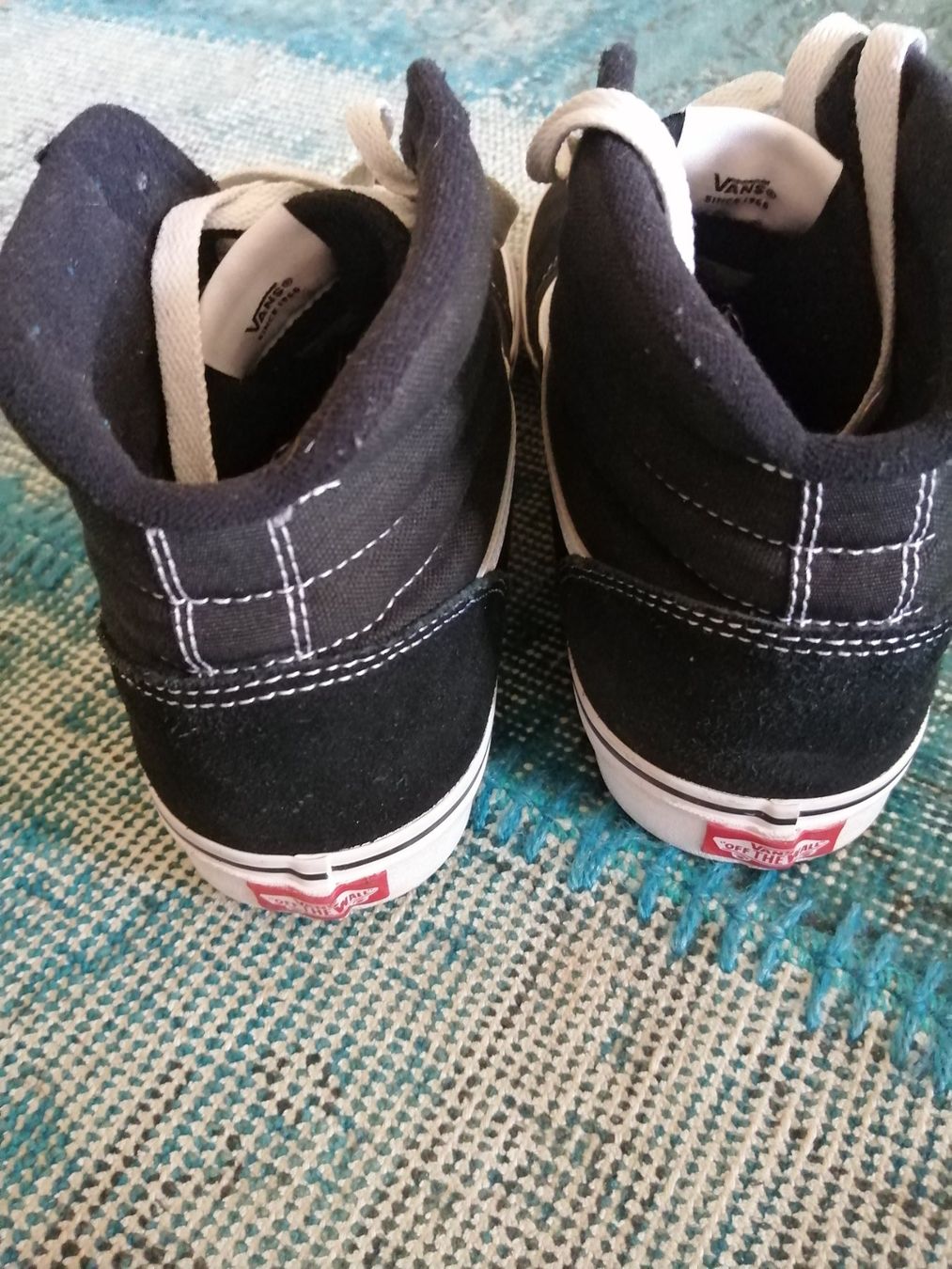 Vans Scarpe da uomo: Vans Sk8-Hi, black & white, taille 44 – Usato da Genève venduto da pozzoc 1
