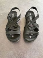 Damen Sandale Skechers Memory Foam Schwarz Grösse 37 - 37.5