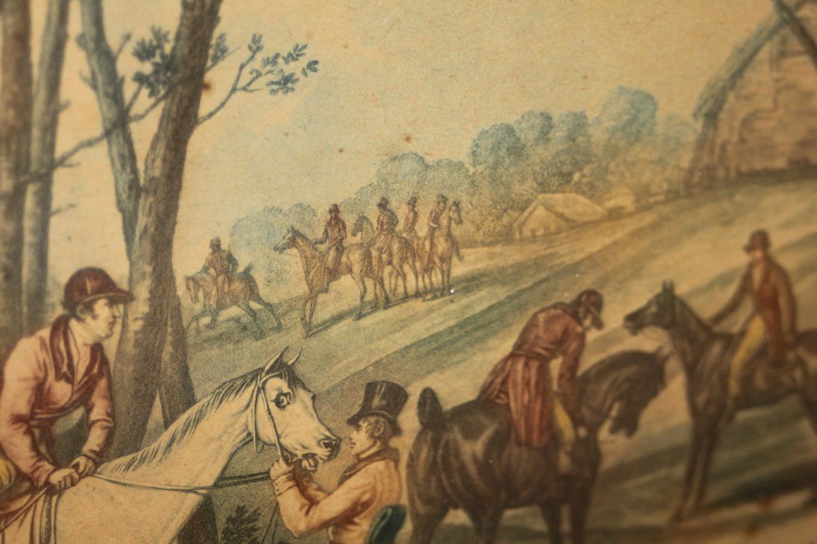 Arts picturaux & lithographies: Lithographie "Le départ" von C.Vernet – D'occasion à Sumiswald par Lottie22 5