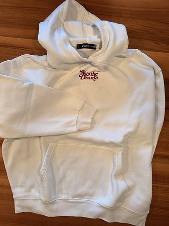 Weisser Hoodie, Gr. XXS, Marke FB Sister
