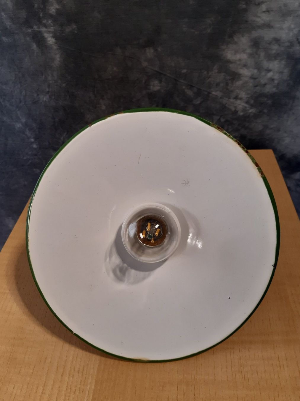 Lampade: Restaurierte Emaille Werkstattlampe – Usato da Winterthur venduto da lampenretter 3