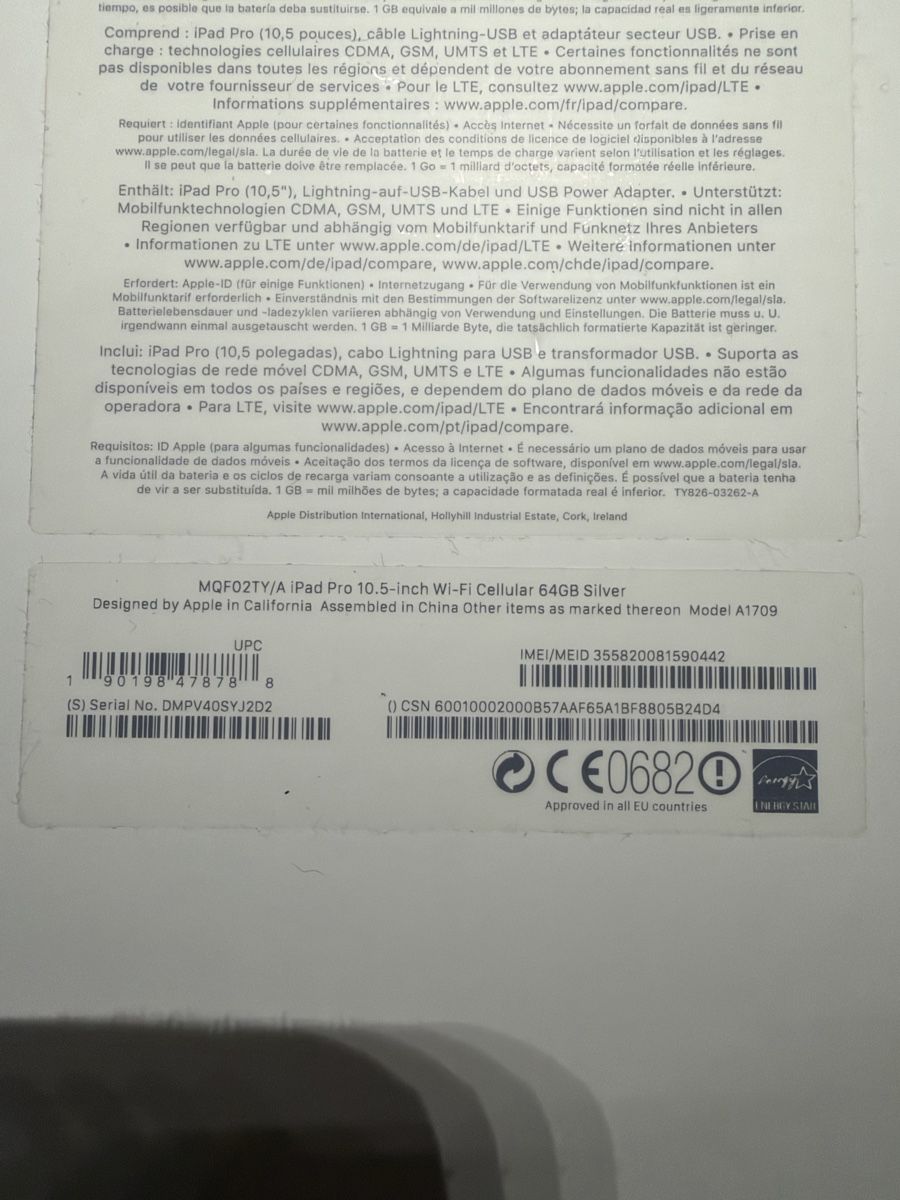 Apple Tablet PC: iPad Pro Wi-Fi + Cellular 64GB – Gebraucht aus Busswil BE von Sonnenblumenbild 5