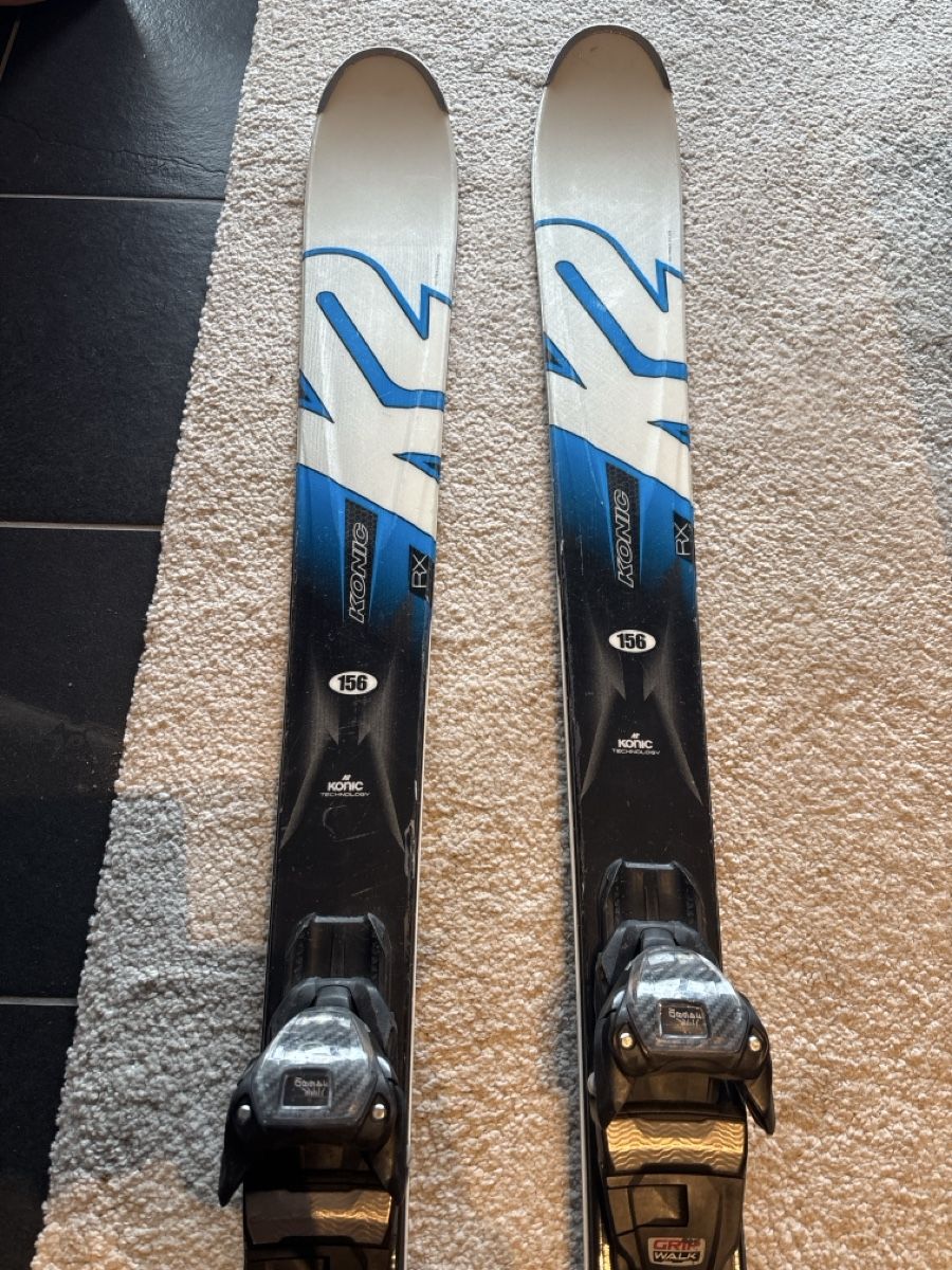 K2 Sci: Ski k2 konic 156cm avec fixation marker – Usato da Val-d'Illiez venduto da Laurent046 2