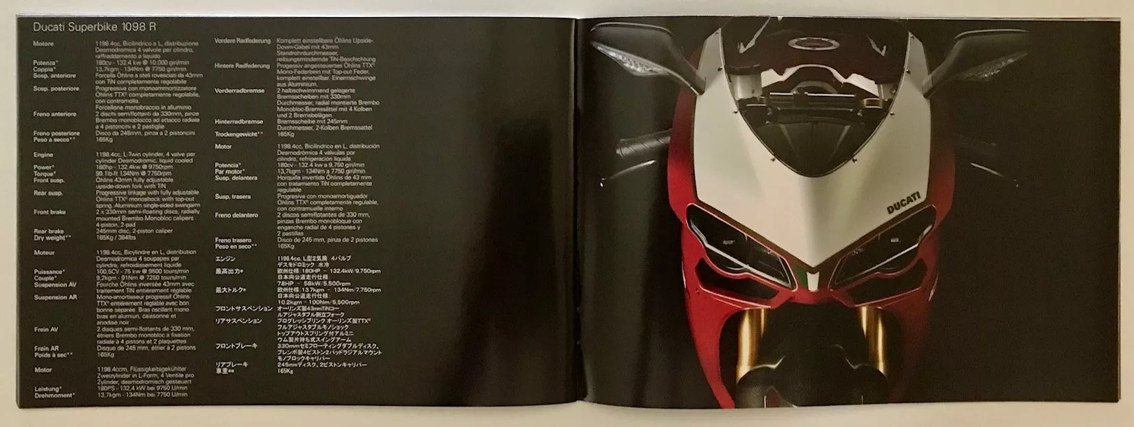 Ducati Dokumente: Ducati Prospekt Gesamtprogramm 2009 – Gebraucht aus Strengelbach von Omobono 8