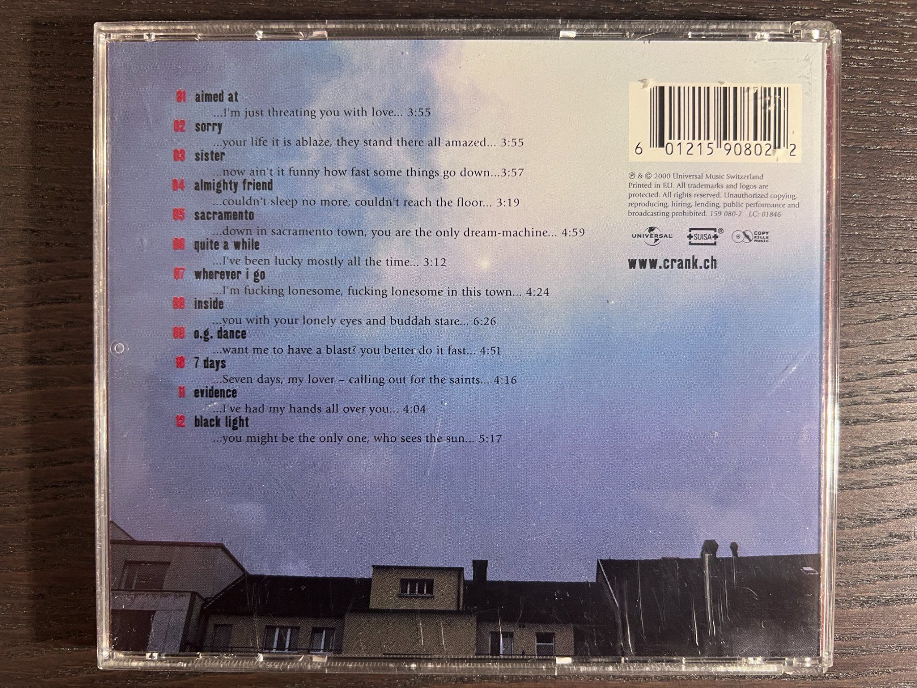 CD: Crank - Crank – Usato da Zürich venduto da MusikFreunde 1