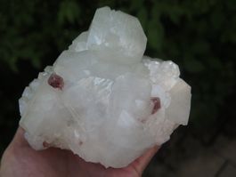 Apophyllit mit dunklem Stilbit von Indien, ca.777 gr.