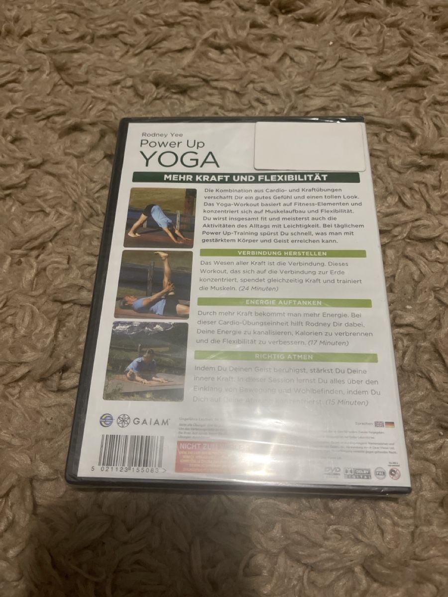 Tutti i DVDs: Rodney Yee Power Up Yoga DVD  – Nuovo e nell'imballaggio originale da Unterkulm venduto da AnoliOccasion 1