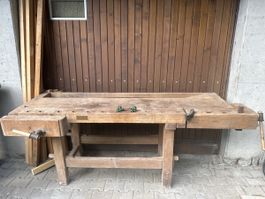Holzwerkbank Vintage