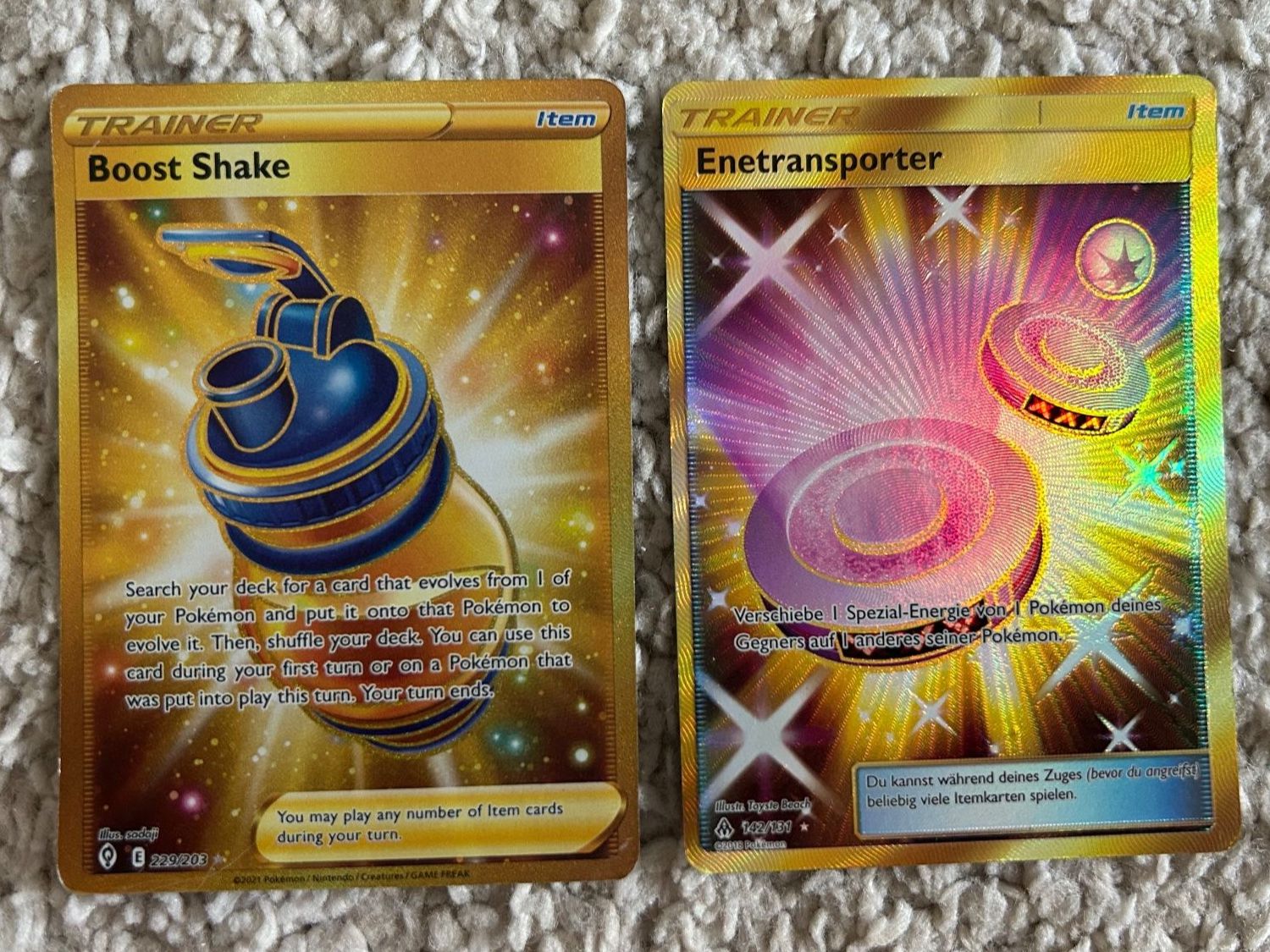 Pokémon Carte collezionabili: Pokémon Karte Trainer Gold Echt – Nuovo (secondo la descrizione) da Geroldswil venduto da Fisher01