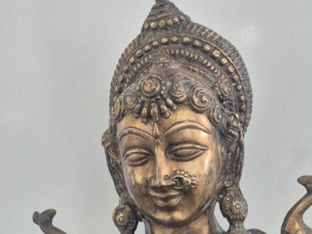 Sculture & Statue: Statue Deep Lakshmi en laiton 80 cm – Usato da Fribourg venduto da tameab 5