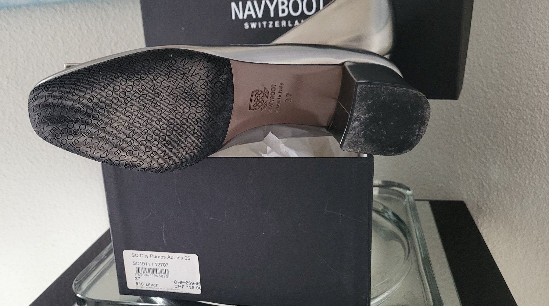 Navyboot Pumps Silber Gr. 37 – Elegante Schuhe für den He... (Gebraucht ...